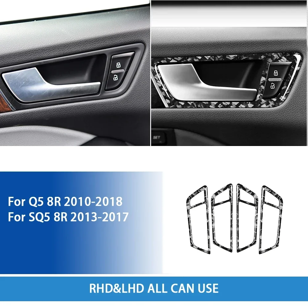 Carbon Fiber For Audi Q5 SQ5 8R 2010-2018 A4 S4 B8 A5 S5 2009