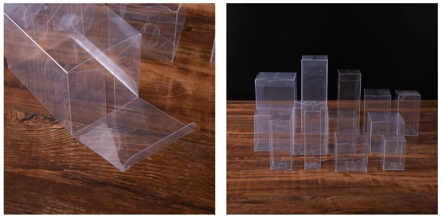 Clear PVC Box Packaging for Candles, Cakes, Cupcakes, Macarons, and Candy, Transparent ... - SKU CPB01632 - UGI Packaging