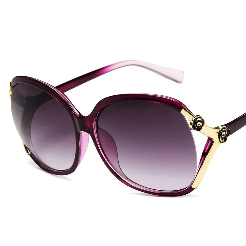 Gafas كلاسيكي ريترو إطار كبير المرأة النظارات الشمسية 4