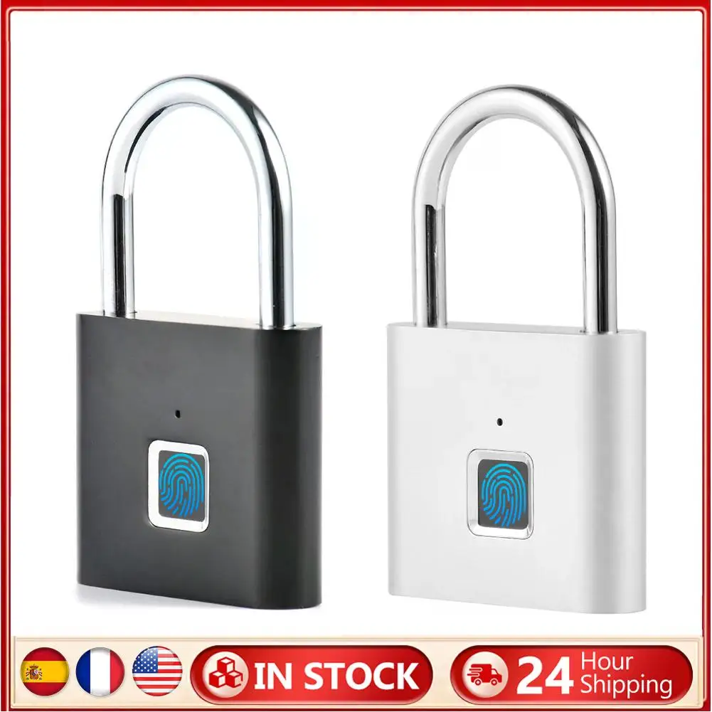 Waterproof Fingerprint Padlock for Luggage and Doors