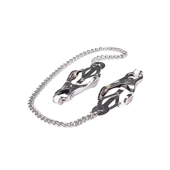 1Pairs/1PCS Adult Sex Under Bed Restraint Nipple Clamps Set Sex Bondage Fetish Toys for Women Metal Nipple Clamps Breast 3