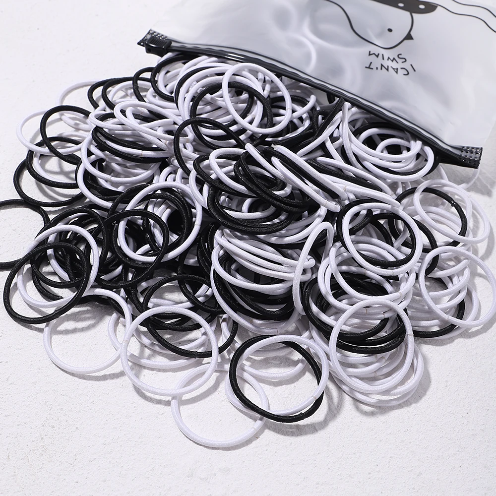 Colorful Elastic Hair Bands for Girls - 30/50/100 Pcs