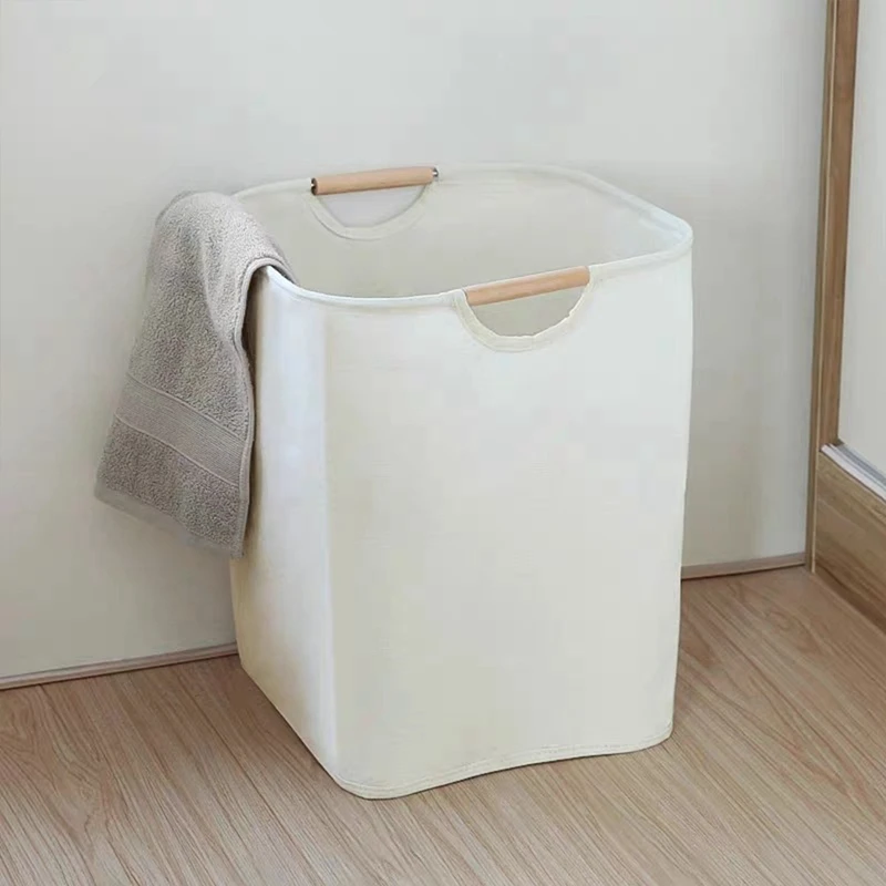 Description Picture 4 of itemWaterproof Laundry Basket Cotton Linen Dirty Clothes Baskets Organizer Foldable Sundries Storage Bag Foldabling