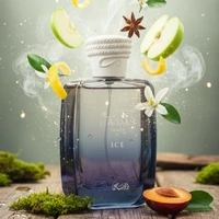 Eau de Parfum pour Homme 100ml, Parfum Frais Fruité Boisé, Pomme, Citron, Bergamote, Ambre, Musc, Bois de Driftwood, Parfum Masculin Longue Durée EDP 5