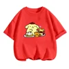 Pom Pom Purin Tshirt Set Kids Cartoon Casual Summer Teen Short-sleeved Girls T-shirt Men Clothes Boys Hello Kitty Clothing 5