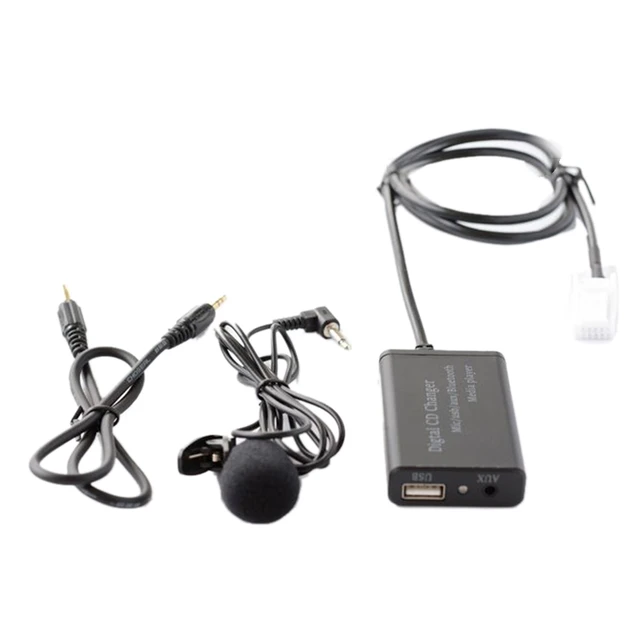 USB Aux Bluetooth Auto Digital Musik CD-Wechsler Adapter für (5 + 7) Pin  Yaris