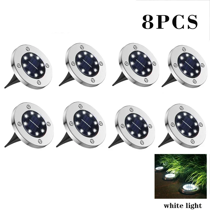WHITE 8PCS