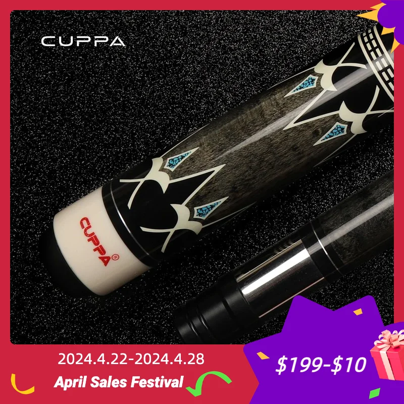 Cuppa Billiards Pool Cues 11.75mm/12.75mm Tip Billiard Stick Cues Case Set Billiard Kit Professional High Quality for Athletes 2rolls pack j636 high purity diameter 0 75mm 1m tin wire solder stick low melting point electrical working
