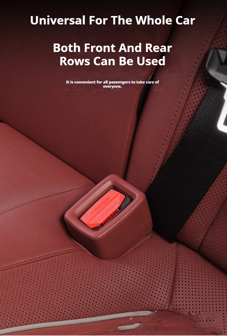 For BMW E46 E90 E34 E36 E60 E39 E70 F10 F20 F30 X5 X6 X1 Car Safety Belt Buckle Holder Silicone Clasp Protective Cover