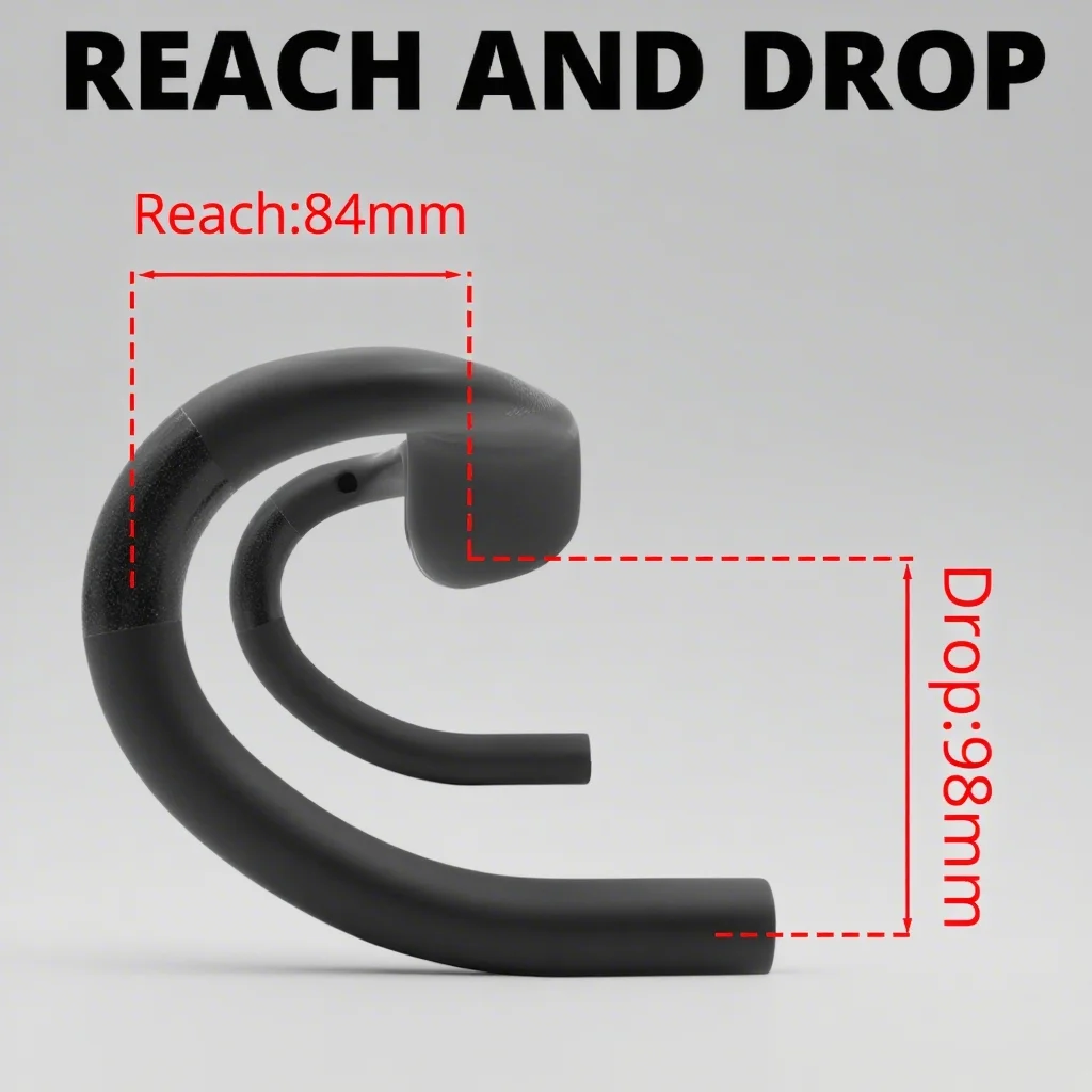 Ullicyc Hover Carbon Handlebar T1000 Full Carbon Rise Road Handlebar Rise 30mm Gravel Cockpit Internal Cable