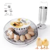 12 Eggs Incubator for Hatching Eggs with Automatic Egg Turner, Temperature Control, Automatic Water Adding for Hatching Chicken,