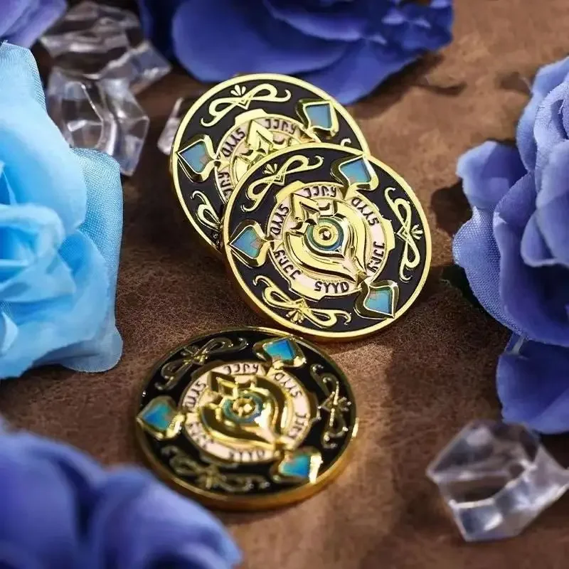 Hot Honkai:Star Rail 3D Metal Embossed Coins Currency