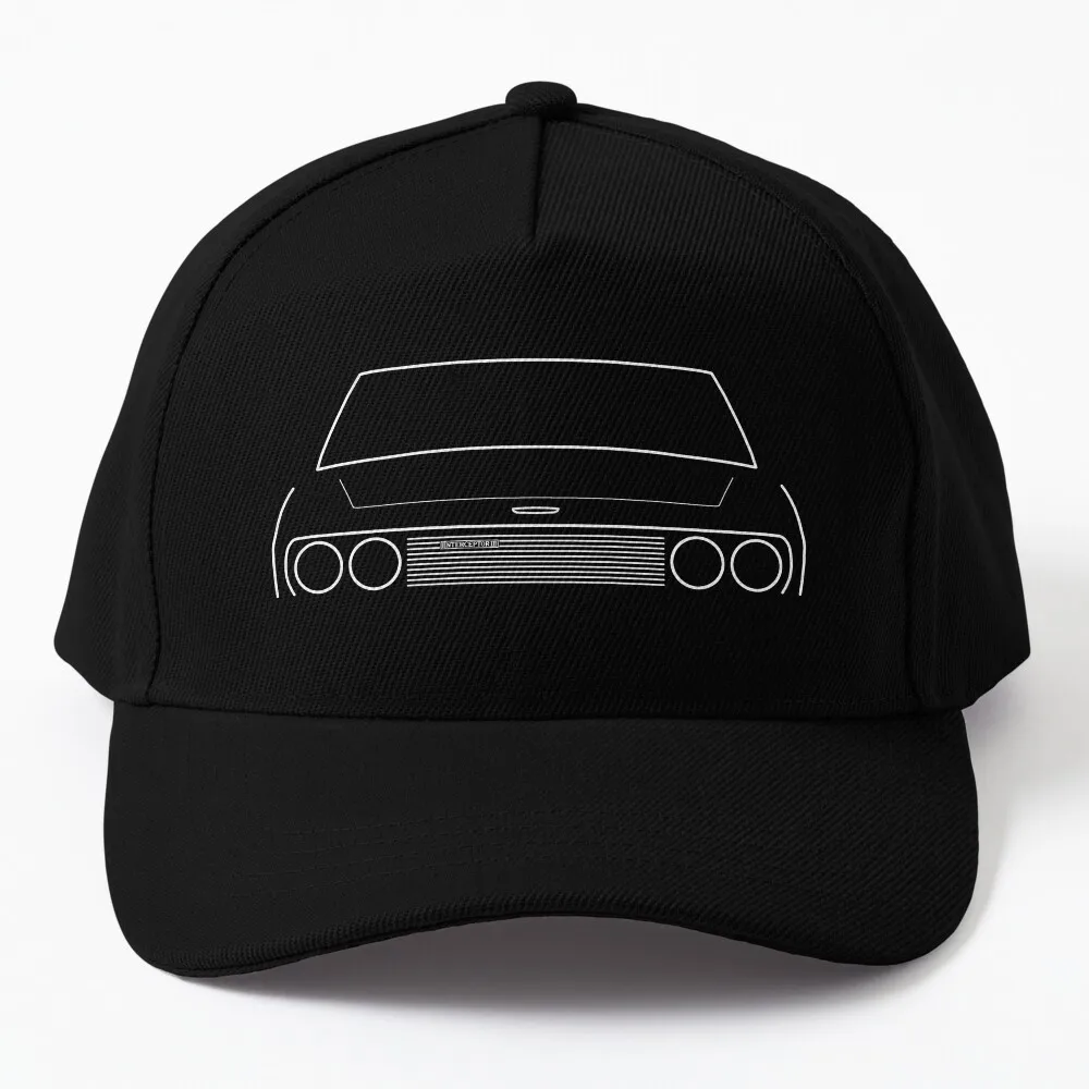 By-Ceptor Classic Car Outline Graphic (Bianco) Berretto Da Baseball Berretti Da Pesca Berretti Sportivi Cappello Da Golf Donna Uomo