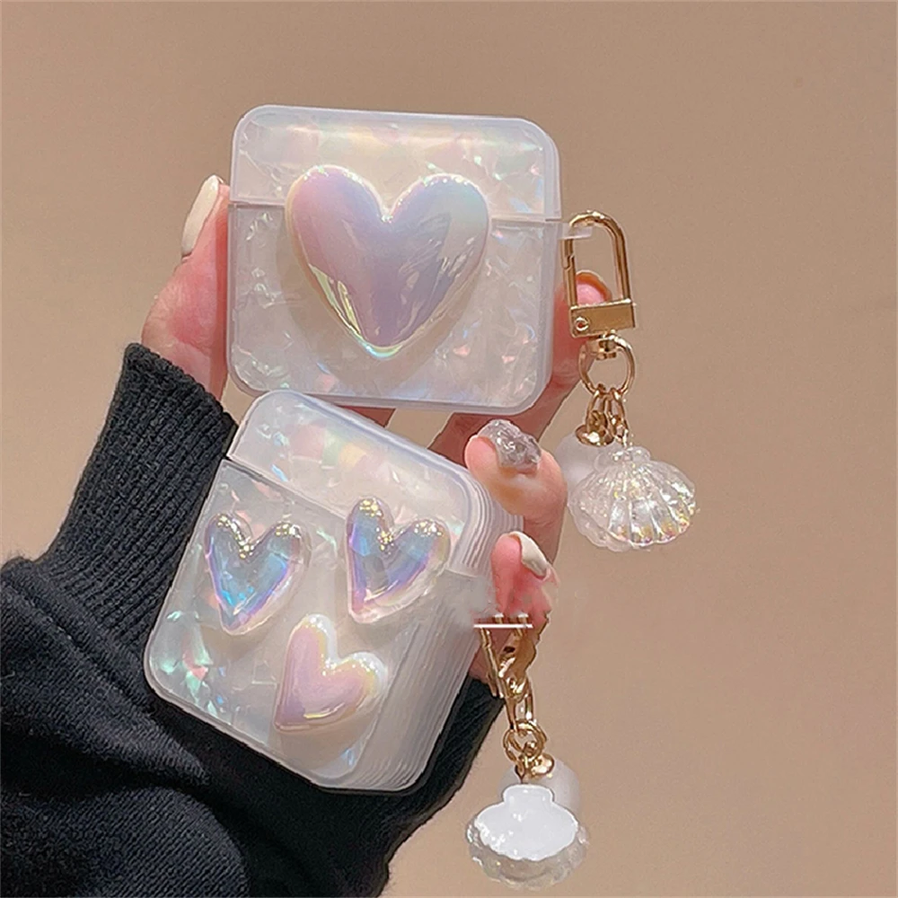 New Fashion Luxury Bow Heart Rhinestone Airpods Case For Airpods 1 2 3  Generation Pro Pro2 Shell Wireless Blutooth Airpods Cover - AliExpress
