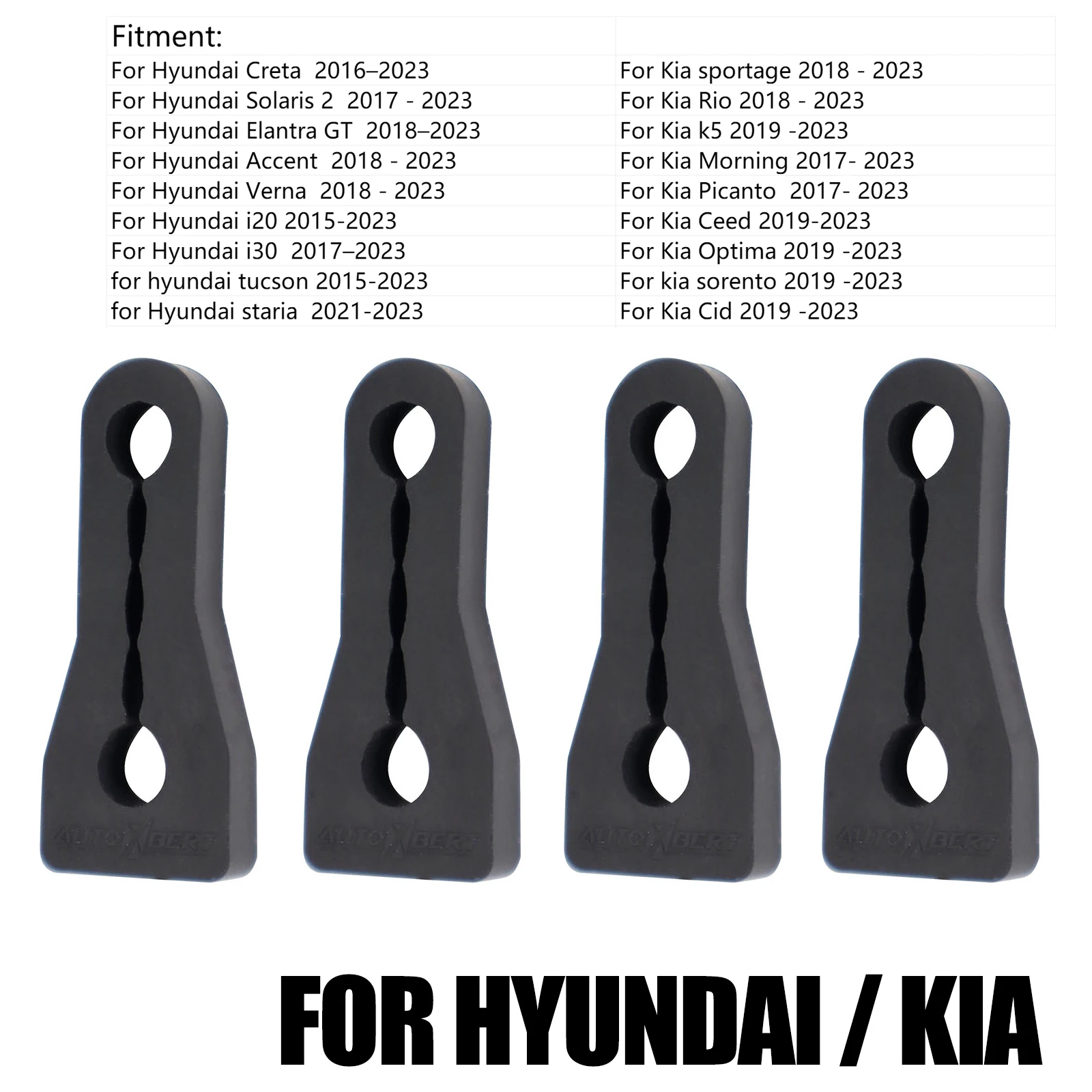 Universal Car Door Lock Damper Buffer - Shock-Absorbing Seal and Deadener