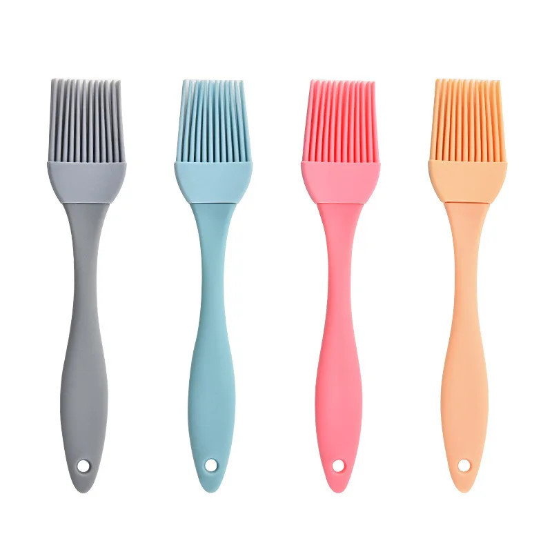 Silicone Oil Brush Barbecue Basting Brush Seasoning Sauce Cake Bread Butter Egg Heat Resistant Home Kitchen Baking Cooking Tools