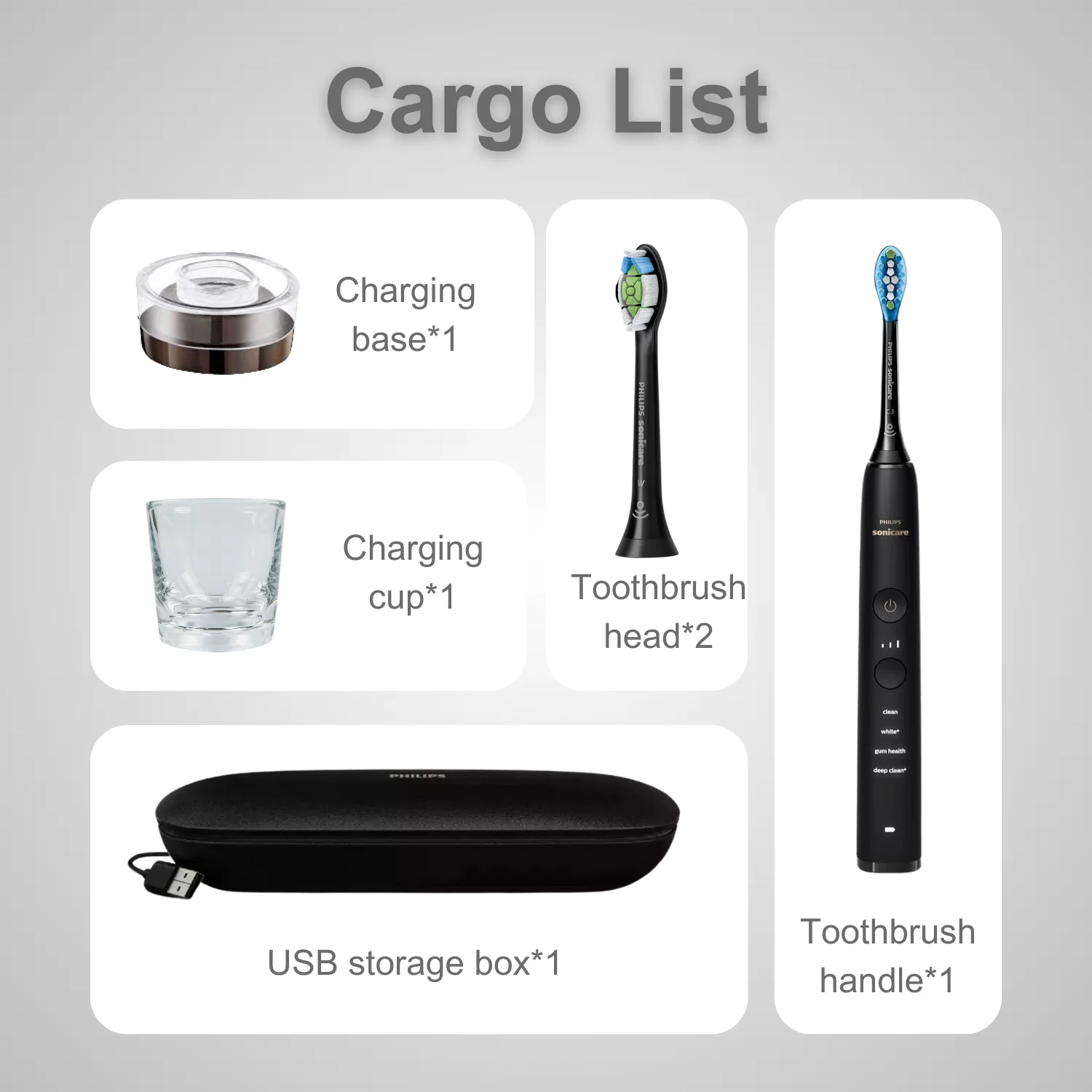 Philips Sonicare Electric Toothbrush 9000 Series HX9912, Bluetooth Connectivity, 4 Modes