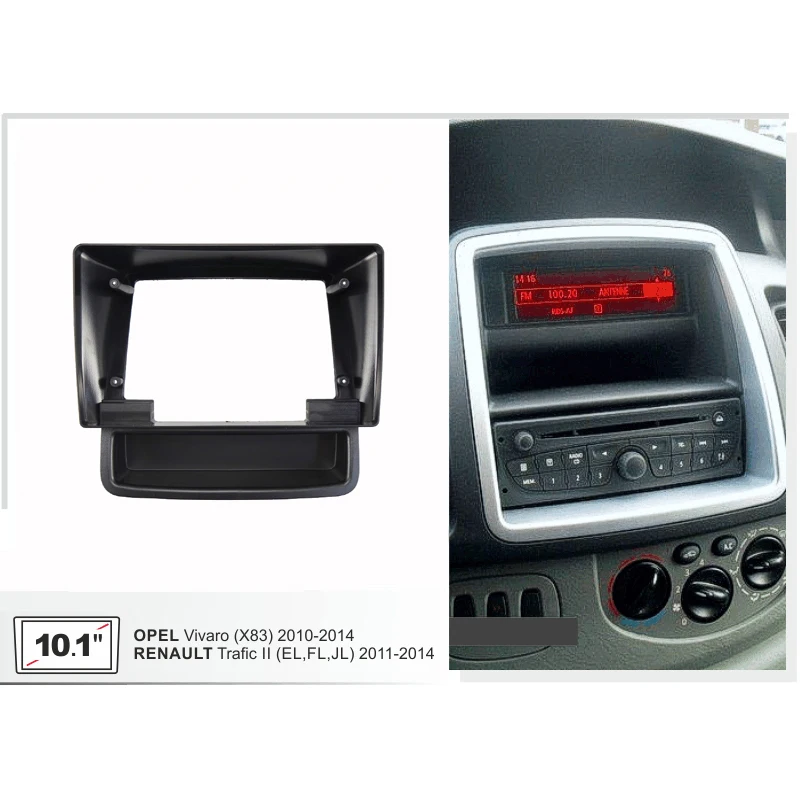 Seicane 2Din Car Radio Fascia for 2015 Up Renault Trafic Opel Vivaro DVD  Panel Dash Kit Auto Stereo Installation Dashboard Panel - Price history &  Review, AliExpress Seller - seicane Official Store