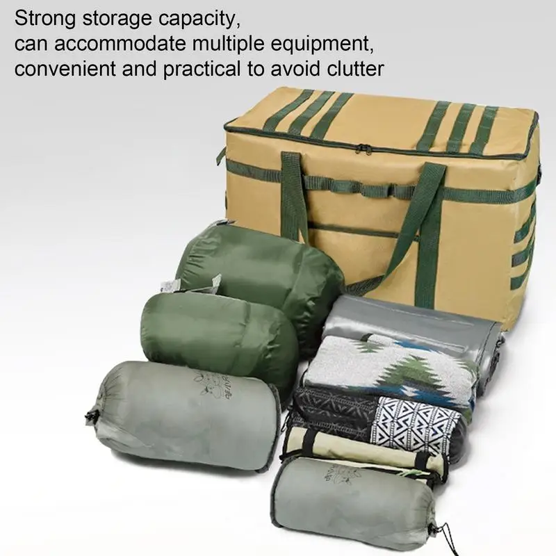 Outdoor Camping Tote Bag Large Capacity Storage Lamp Tableware Bag Camping Tool Picnic Travel Outdoor Storage