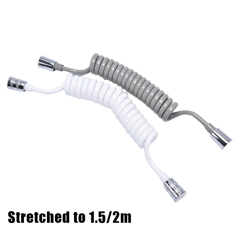 Bathroom Pipe Shower Hose Home Metal Use Spring Telephone Line Style Toilet Accessory Bidet Flexible Practical 2