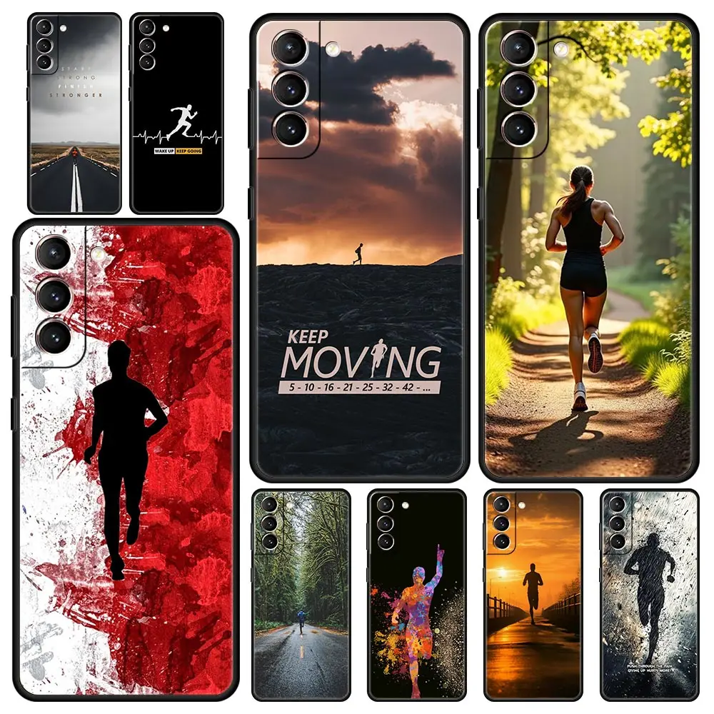 Marathon Runner Soft TPU Phone Case - Durable Cover