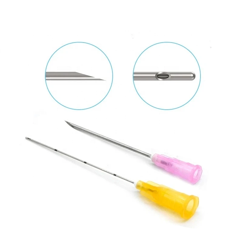 High Quality Korea Fine Micro Blunt Needle Canula 14G 90MM Blunt Tip Cannula Needle For Filler Hyaluronic