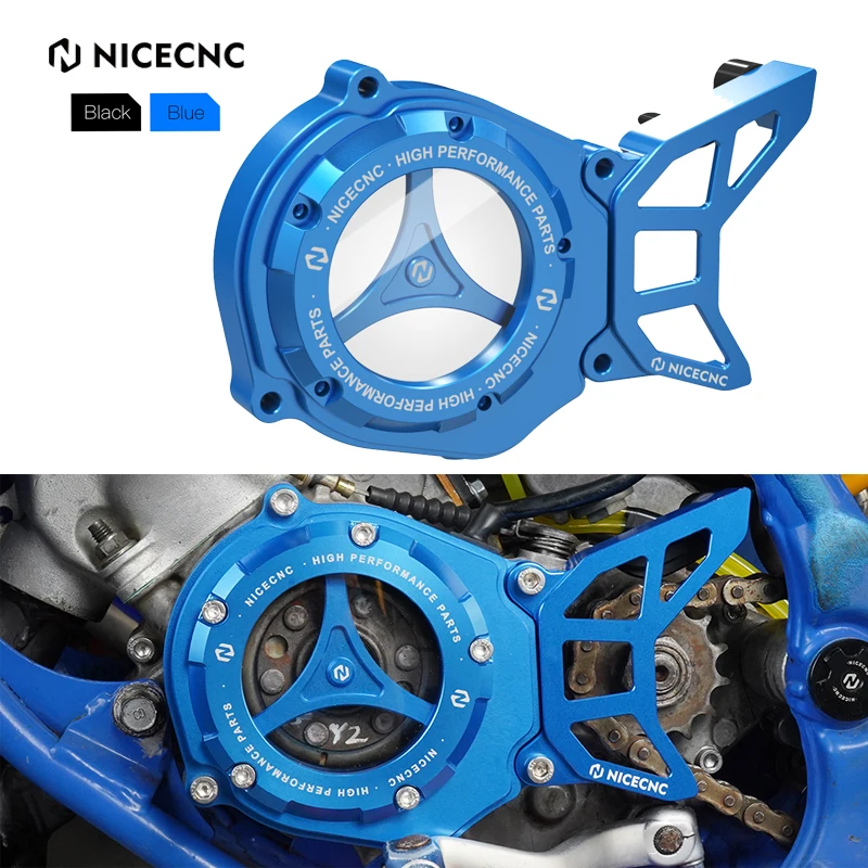 

NICECNC Sprocket Guard & Transparent Ignition Cover Protector Kit For YAMAHA YZ85 2002-2022 YZ65 2018-2022 YZ80 1993-2001