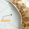 Round Tablecloth Wood Texture Tablecloths Elastic Fitted Home Round Table Cover Waterproof Oil-Proof Reusable Tablecloths 5