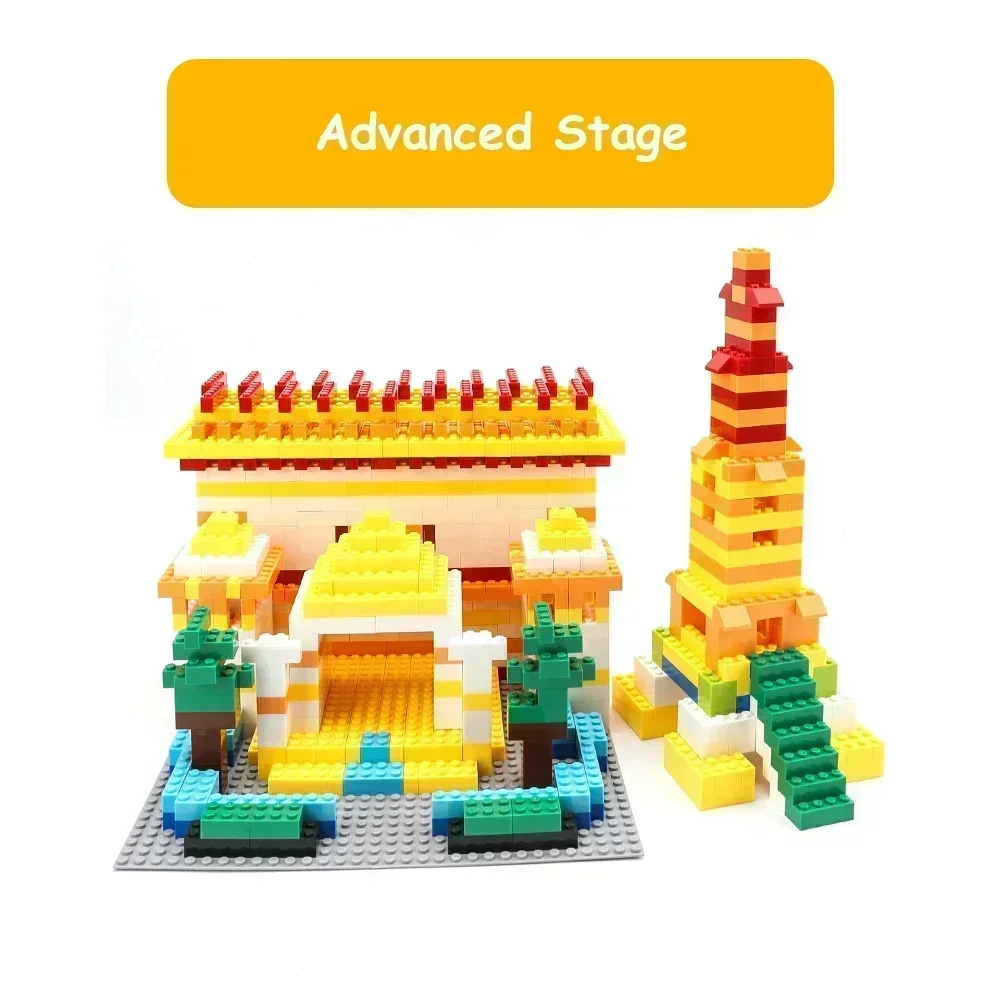 120/240PCS DIY Bausteine Groß Set Stadt Klassische Ziegel Bunte Montage Kreative Spielzeug Pädagogisches Interaktives Spielzeug für Kinder – Detail 8