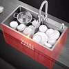 304 Stainless Steel Kitchen Sink Silver Double Slot Undermount Sink Multifunctional Sinks For Kitchen Renovation 5
