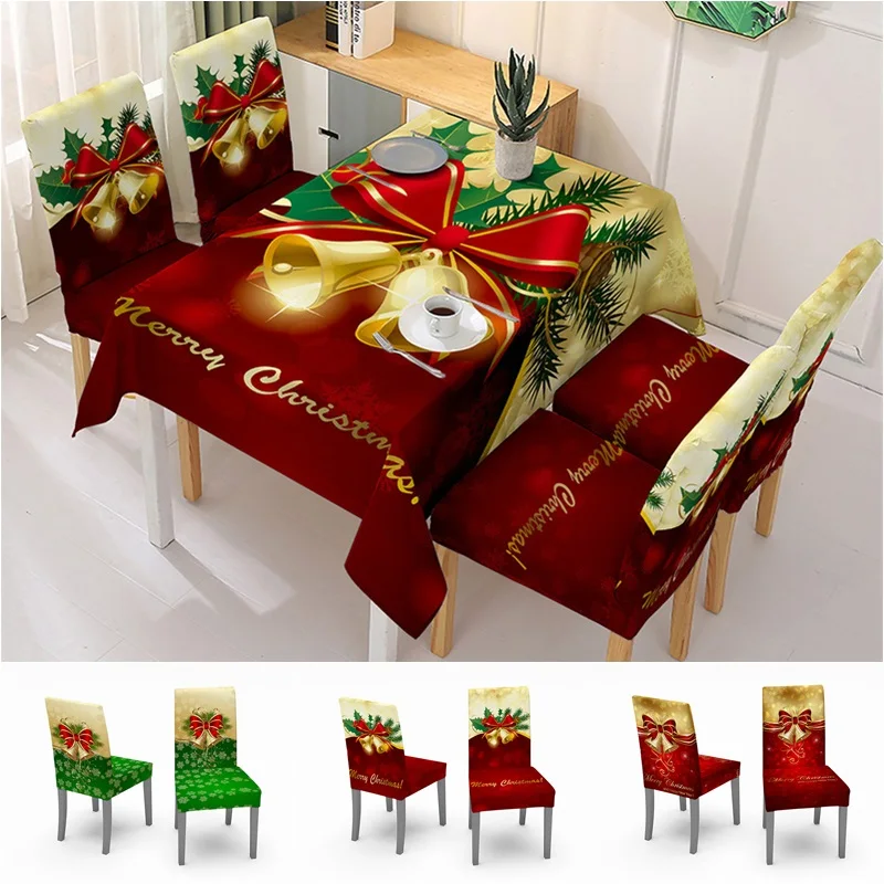 Christmas Linen Chair Covers Christmas Decoration Table Xmas Table Decoration Table Cloth