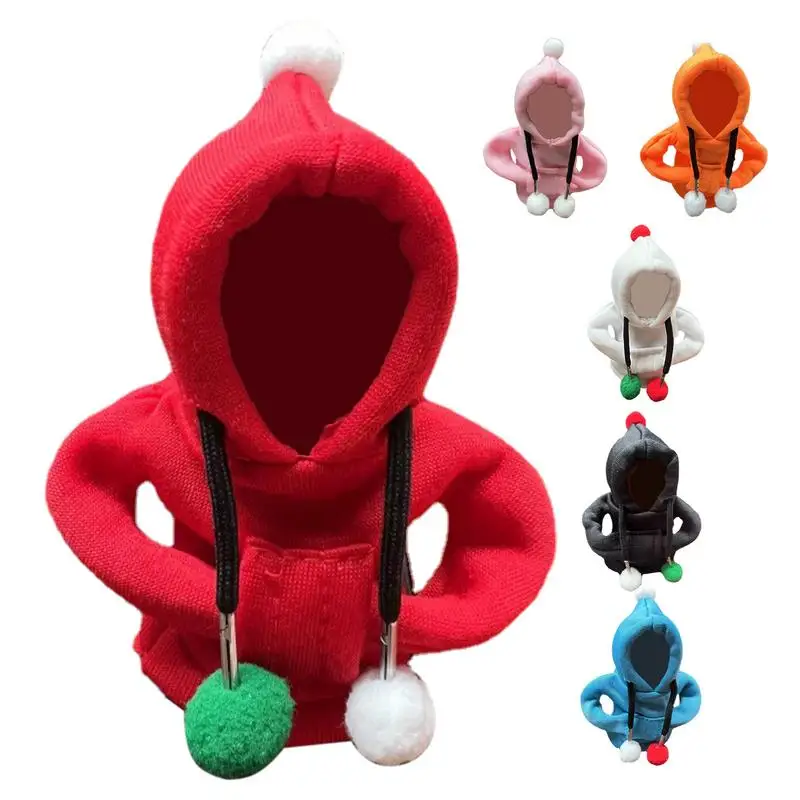 

Car Shift Knob Hoodie Enhanced Driving Experience Mini Hoodie For Car Shifter Matchless Comfort Car Accessories And Decoration