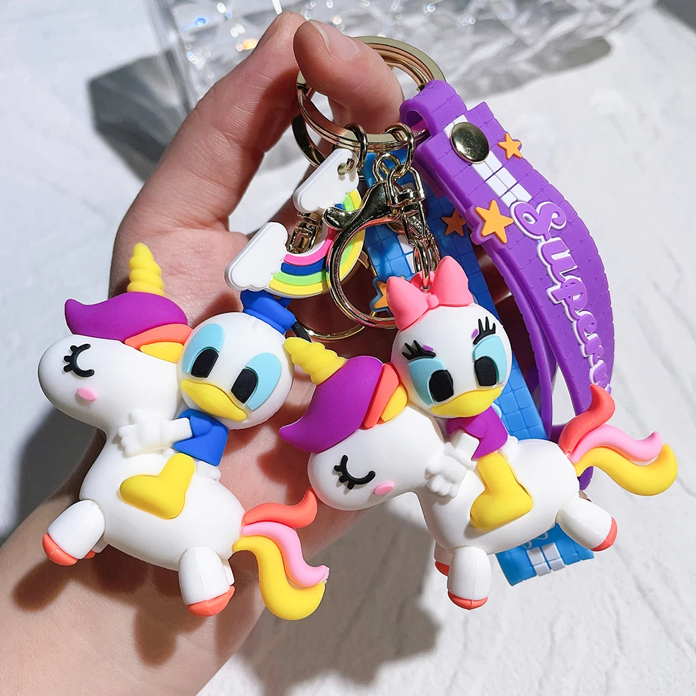 Cute Cartoon Original Keychain Adorable Beautifu Key Chain Bag Pendant Car Key Ring Creative Gifts For Children