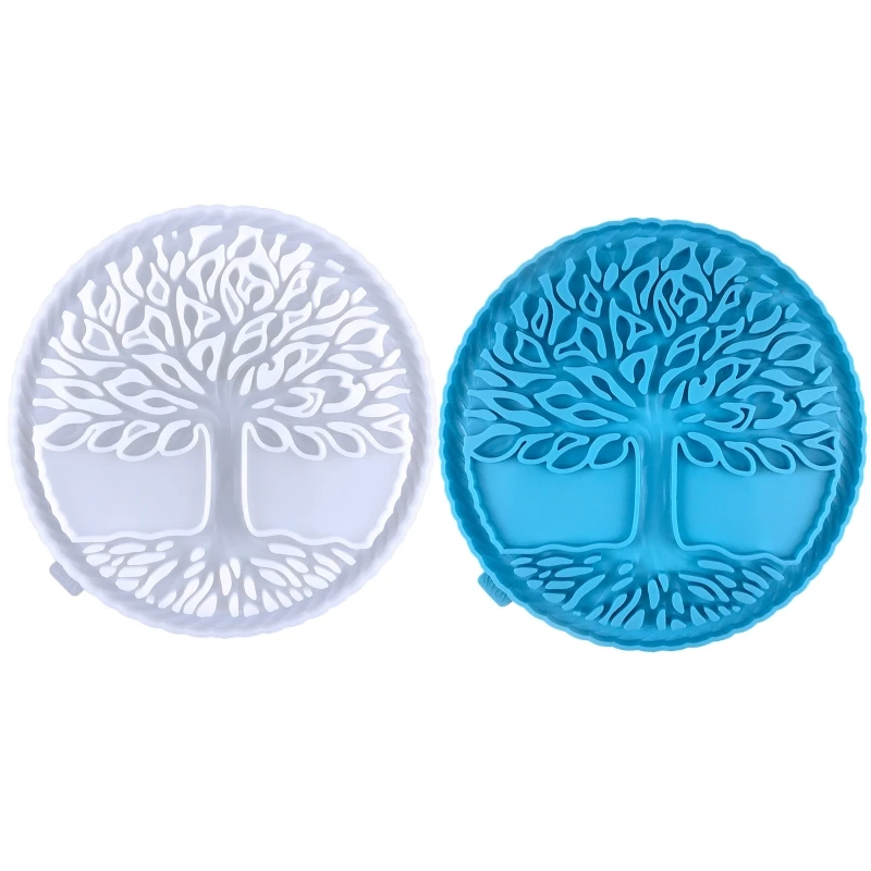 Tree DIY Craft Resin Silicone Mold Wall Hanging Decoration Casting Molding Template for Table House Ornament Making Tool