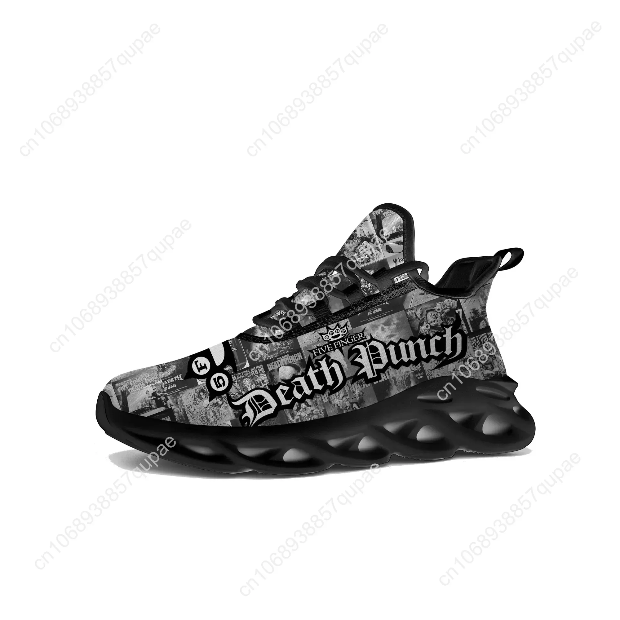 Five Finger Death Punch Flats Sneakers Mens Womens Custom Made Sports Running Shoes High Quality Sneaker Rock Band Shoe 4