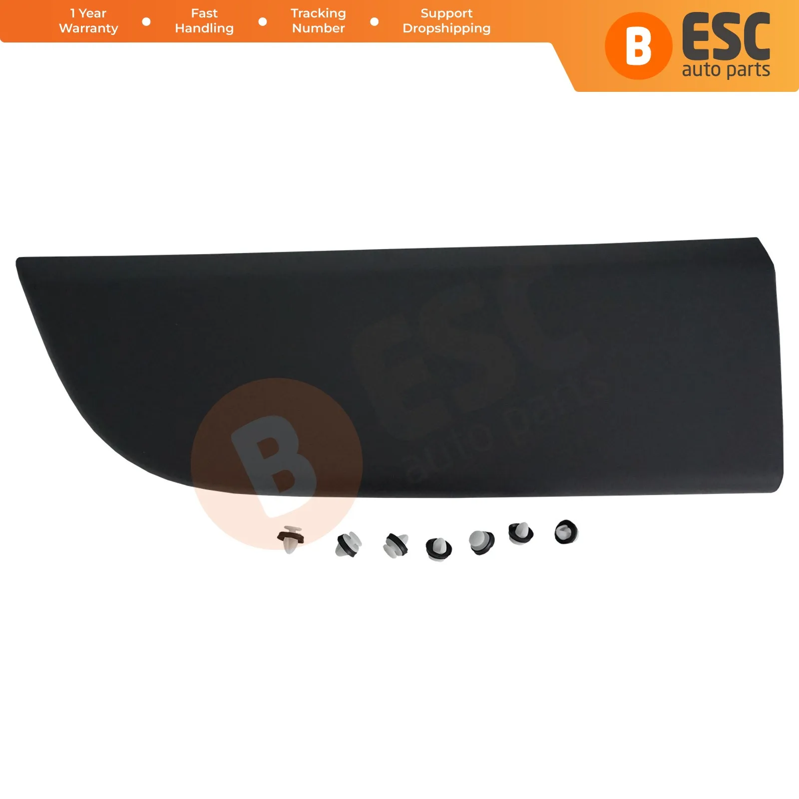 

ESC Auto Parts ESP957 Front Door Side Panel Moulding Strip LEFT 808210166R for Renault Master MK3 Movano B NV400 Made in Turkey