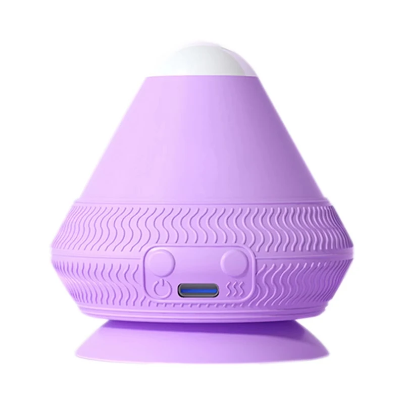 CACI USB Rechargeable Silicone Massage Ball-Vibrating Fitness Massager For Muscle, Waist, Back Relaxation & Pain Relief