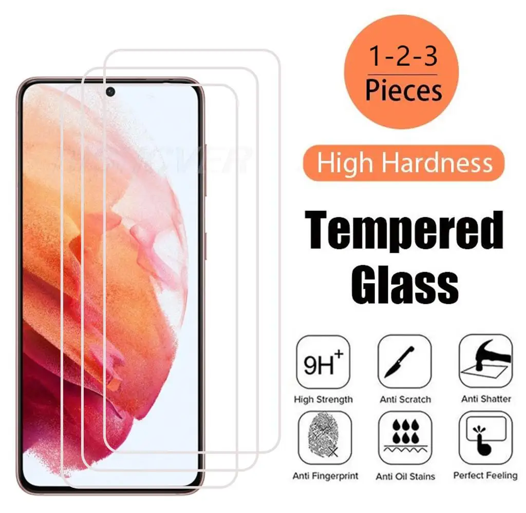For Samsung Galaxy S21 5G Tempered Glass Protective SM-G991B G991U