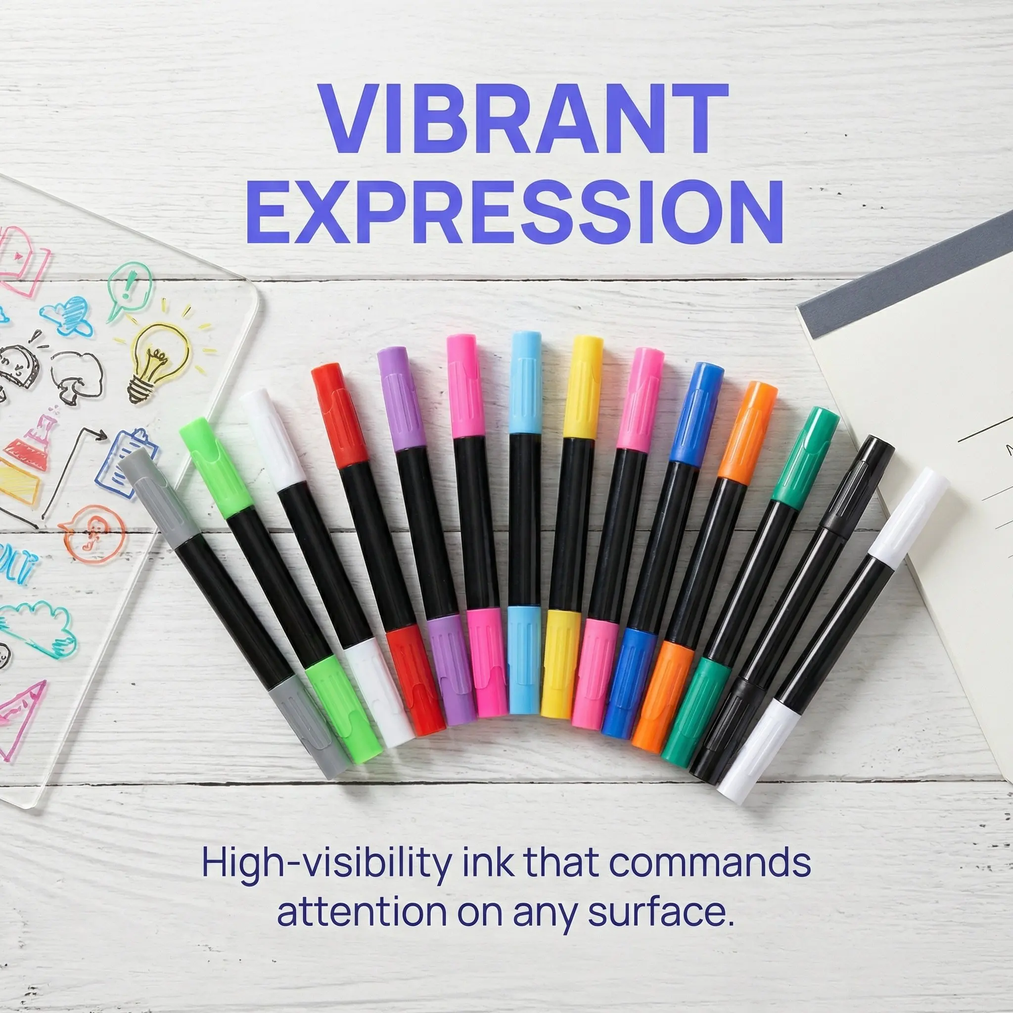 14Pcs 드라이 지우기 분필 펜 액체 마커 여러 가지 빛깔의 빠른 건조 지울 수있는 물티슈 유리 칠판 LED 용 화이트 보드 펜