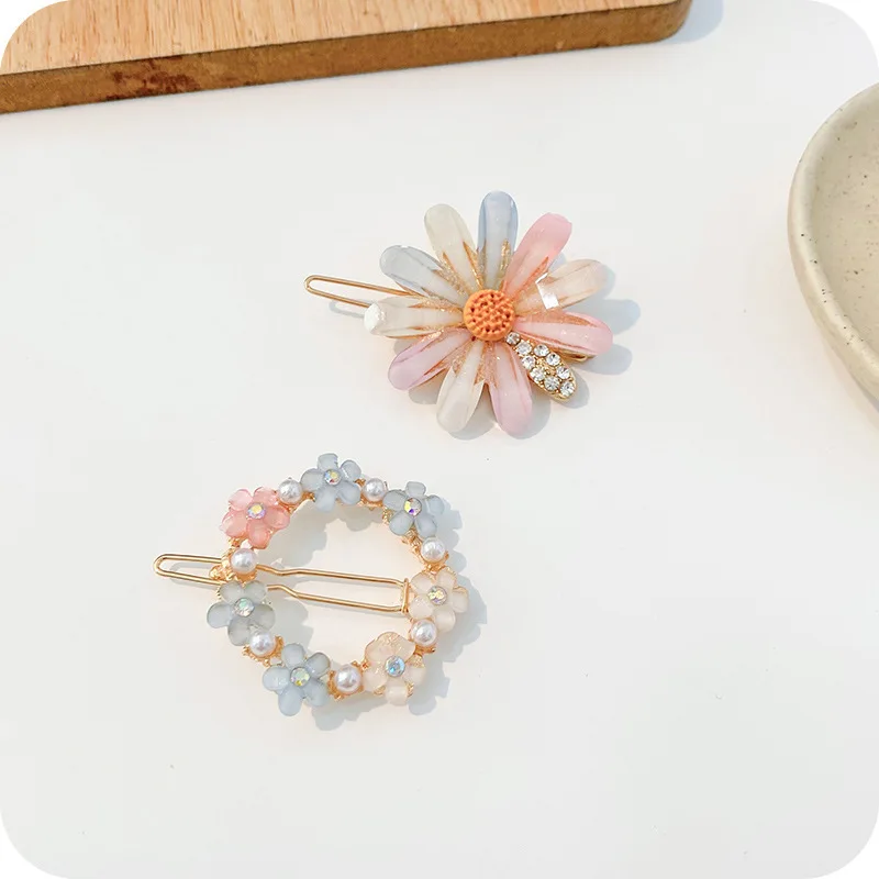 Bowknot Hair Clips Headwear Kids Hair Accessories Claws Fashion Geometric Metal Flower Heart Rhinestone Barrettes hair claw hair clips hair accessories