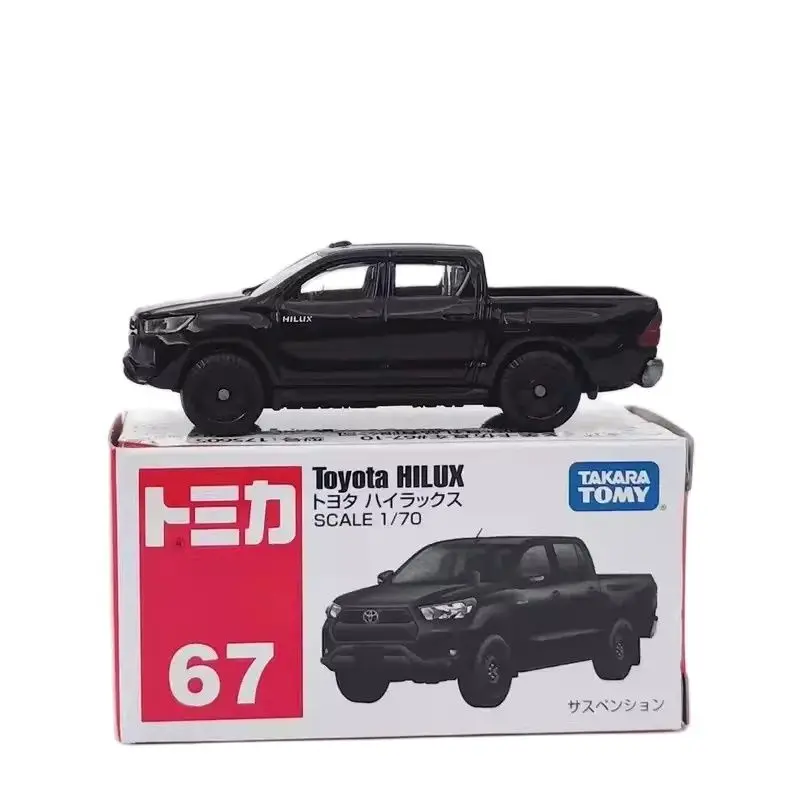 

Takara Tomy Tomica Cars, Scale Model 67. Toyota Hilux Pickup Replica, Kids Room Decor Xmas Gift Toys for Baby Boys