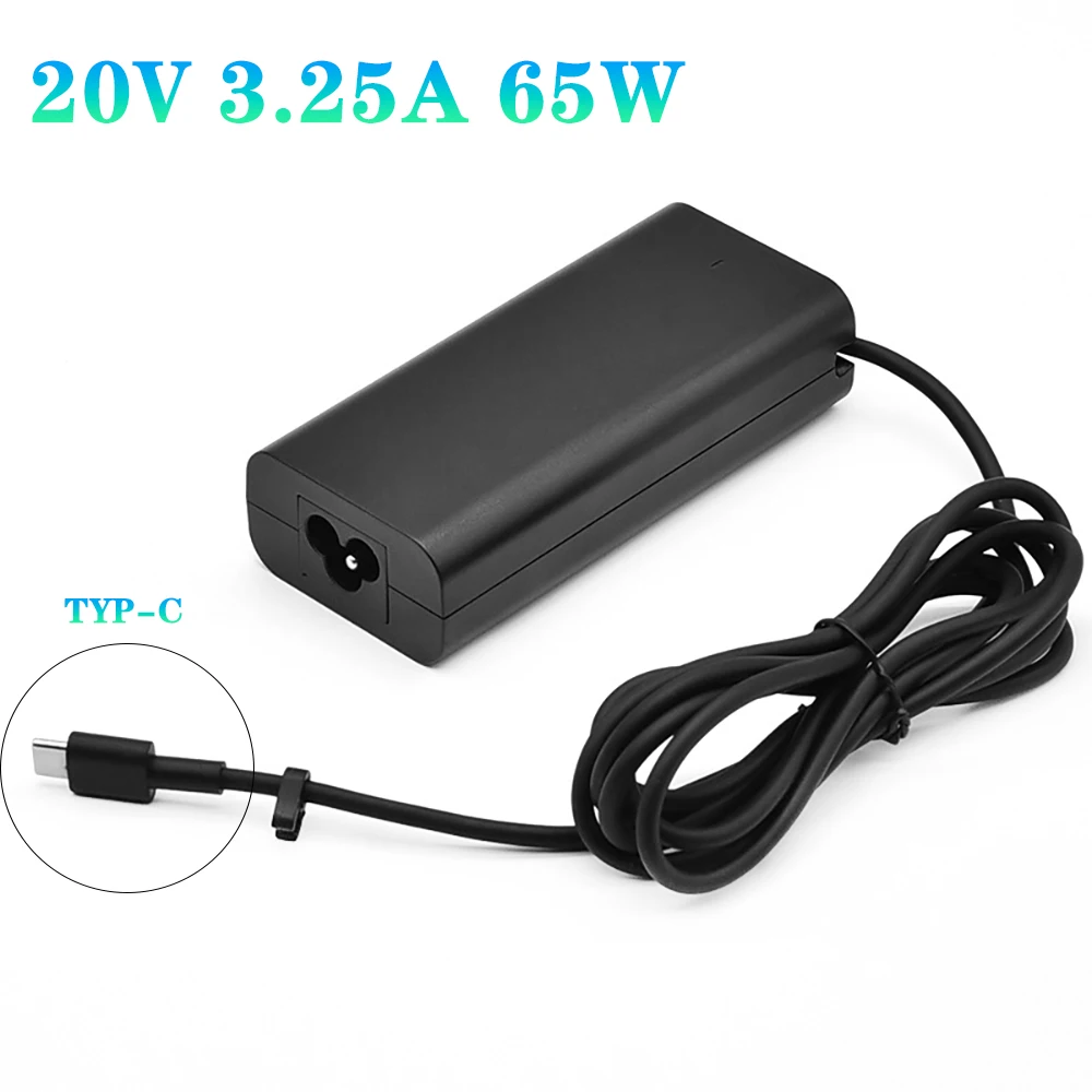 

65W USB-C Type-C 20V 3.25A AC Power Adapter Laptop Charger For DELL XPS12 XPS13 9350 9250 9360 7370 HA65NM170 LA65NM170