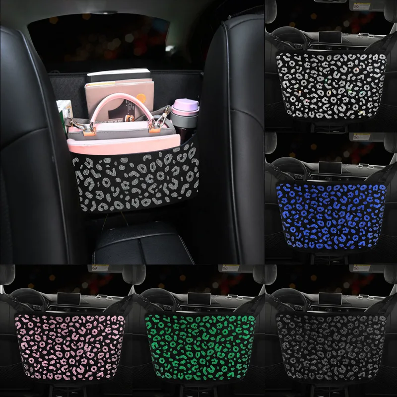 

Handbag Holder Girly Car Accessories Interior Car Seat Middle Box Hanger Storage Bag Stowing Tidying Hanging Pocket Organizers