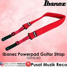 

Ibanez GSF50-RD Powerpad Guitar Strap - Red
