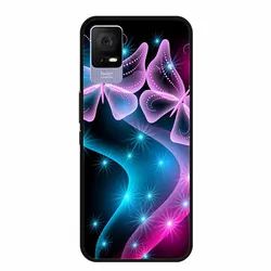 Fashionable Soft TPU Silicone Phone Cover - Stylish Painted Bumper Case for TCL T506D (H10.CH.829)