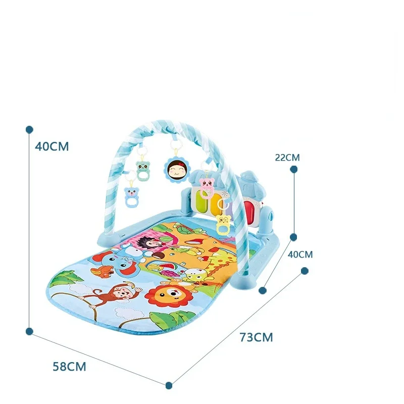 Baby Music Rack Play Mats Playmat Piano Keyboard Puzzle Carpet Gym Crawling Activity Rug Early Educational Toys For Infant Gifts musical playmat crawling blanket baby play gym toys