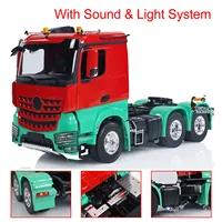 In Stock RC Tractor 1/14 6x4 Openable Door RTR Remote Control 3-speed Painted Assembled Car Model Sound Light System Toy Model 2