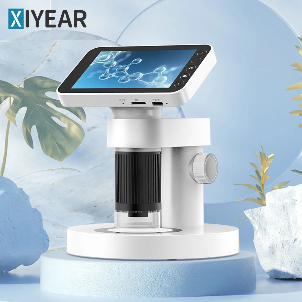 

Children's Microscope 4-inch LCD Digital HD Microscope Biological Camera School Family Science Education Experiment Toys Gifts