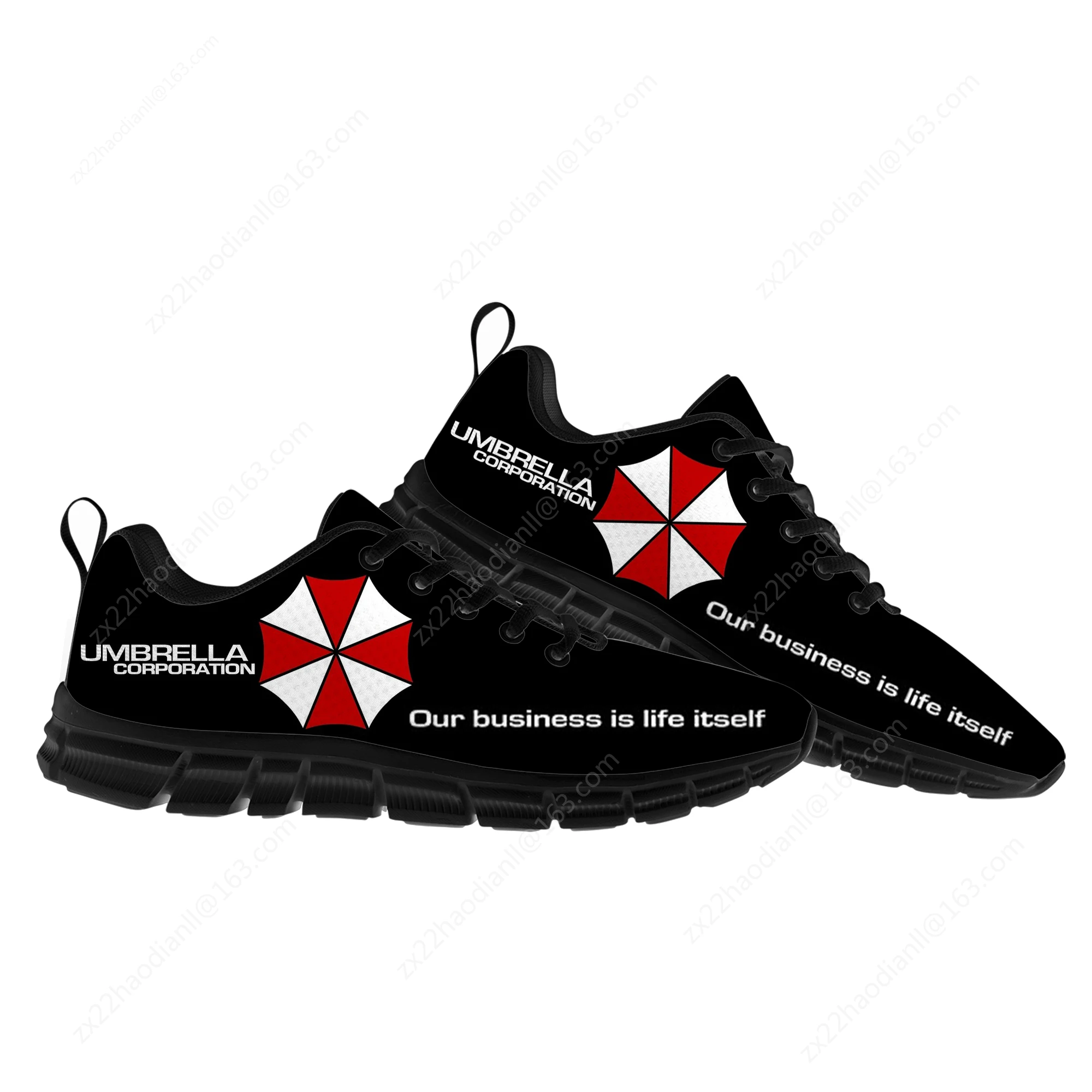 Umbrella Corporation Sports Shoes Mens Womens Teenager Kids Children Sneakers Zombie Horror Movie Casual Sneaker Custom Shoes