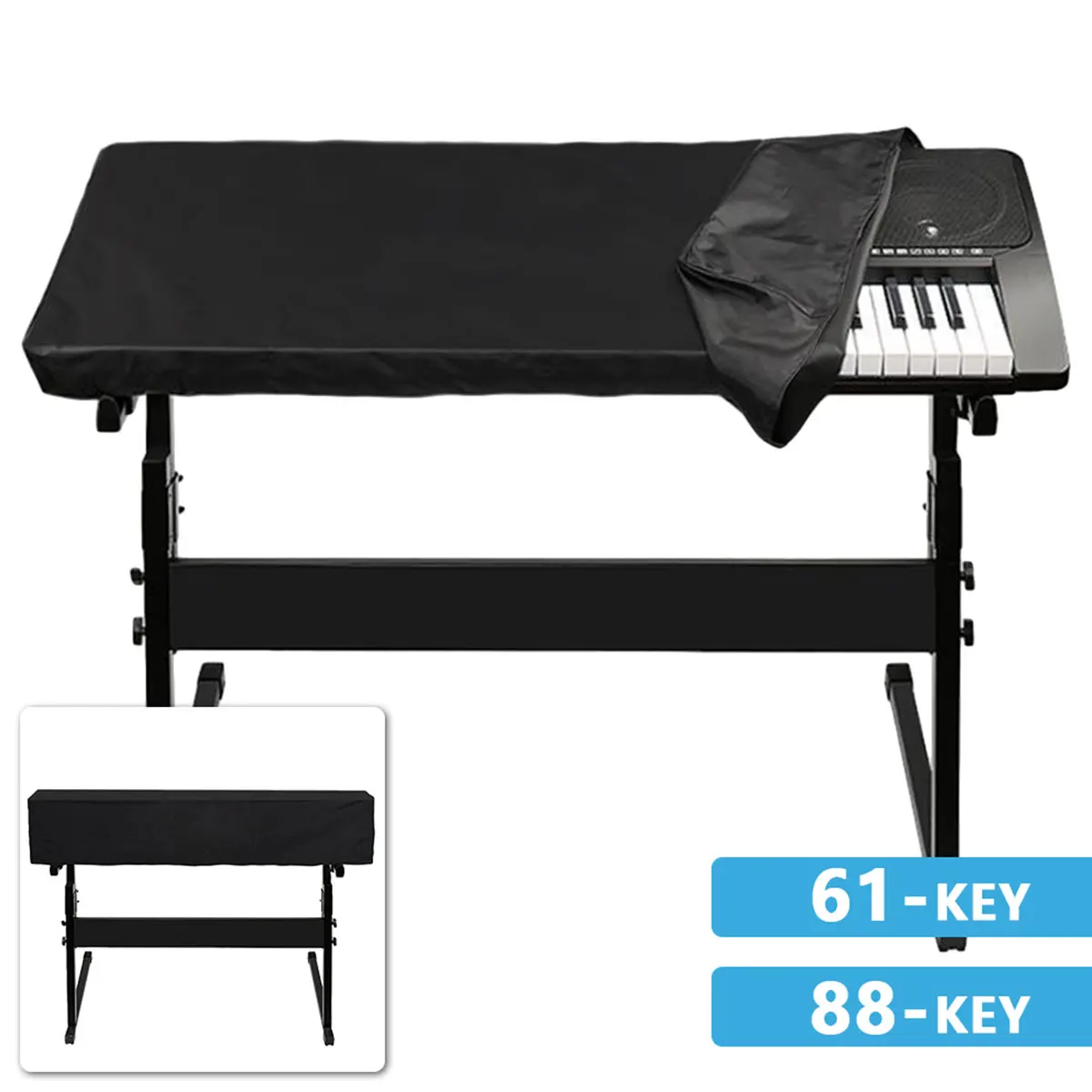 61/88 Key Electronic Piano Cover Dustproof Waterproof Foldable Keyboard Storage Bag